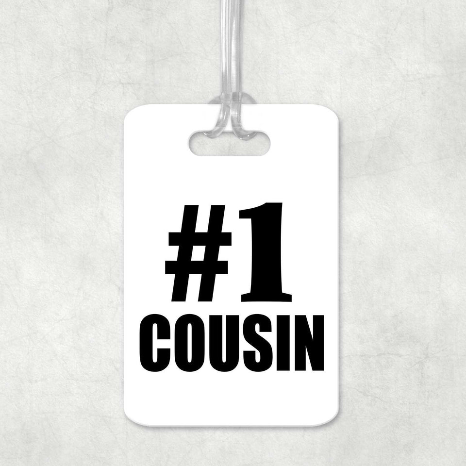 Number One #1 Cousin - Luggage Bag Tag