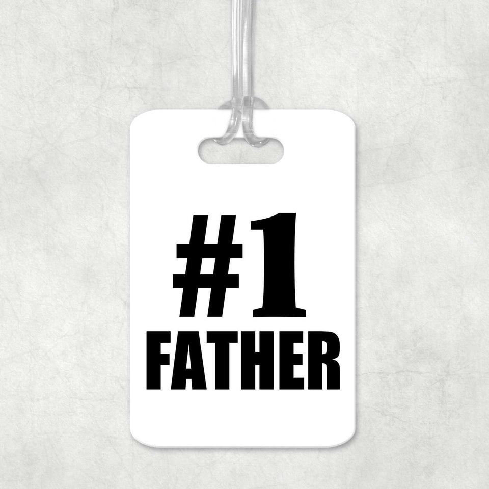 Number One #1 Father - Luggage Bag Tag