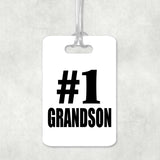 Number One #1 Grandson - Luggage Bag Tag