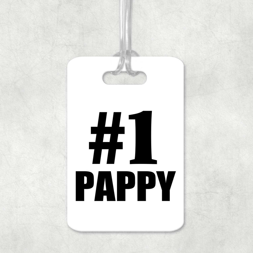Number One #1 Pappy - Luggage Bag Tag