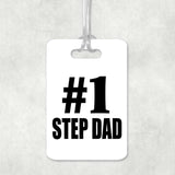 Number One #1 Step Dad - Luggage Bag Tag