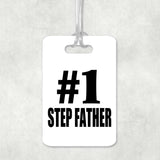 Number One #1 Step Father - Luggage Bag Tag