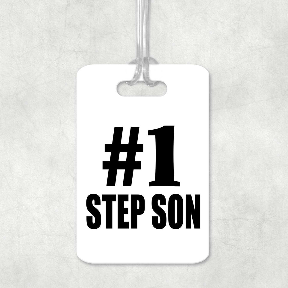 Number One #1 Step Son - Luggage Bag Tag