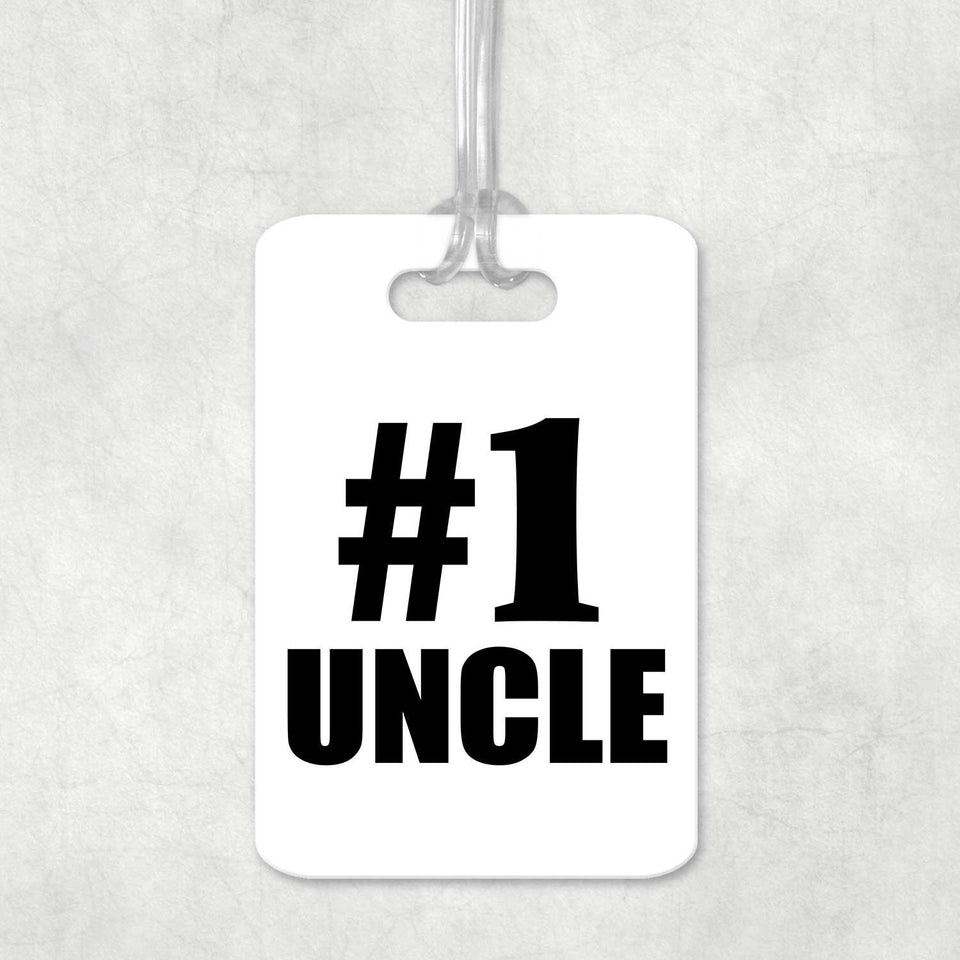 Number One #1 Uncle - Luggage Bag Tag