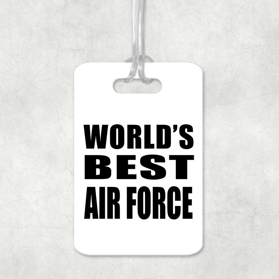World's Best Air Force - Luggage Bag Tag