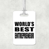 World's Best Entrepreneur - Luggage Bag Tag