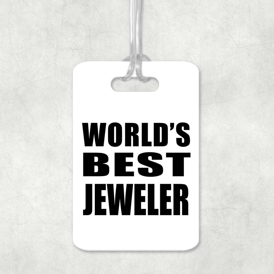 World's Best Jeweler - Luggage Bag Tag