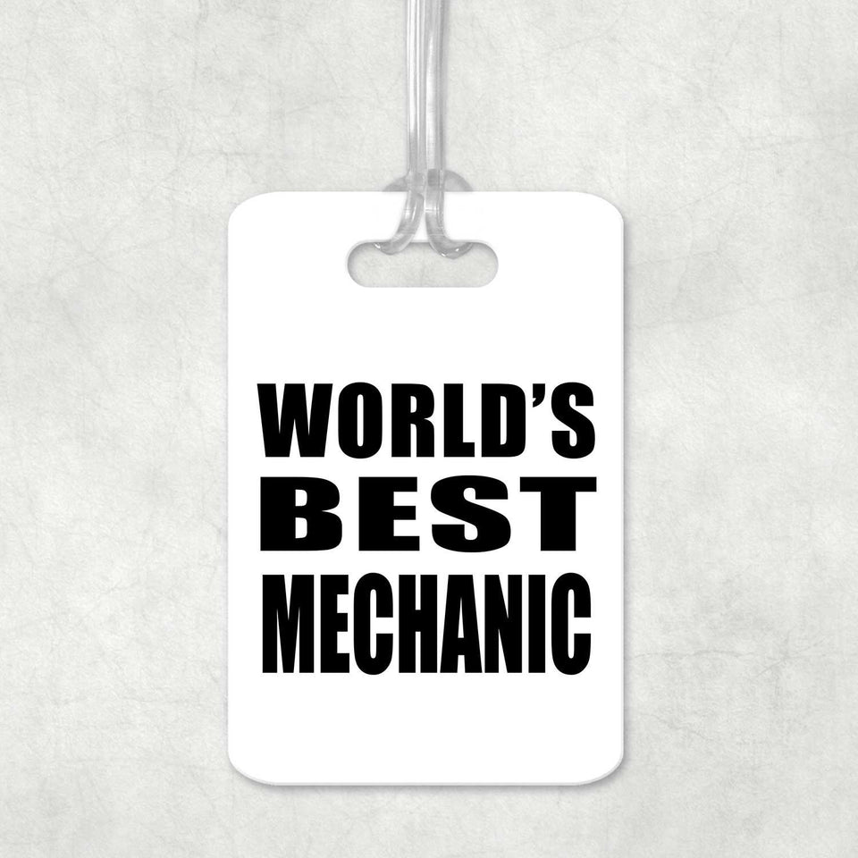 World's Best Mechanic - Luggage Bag Tag