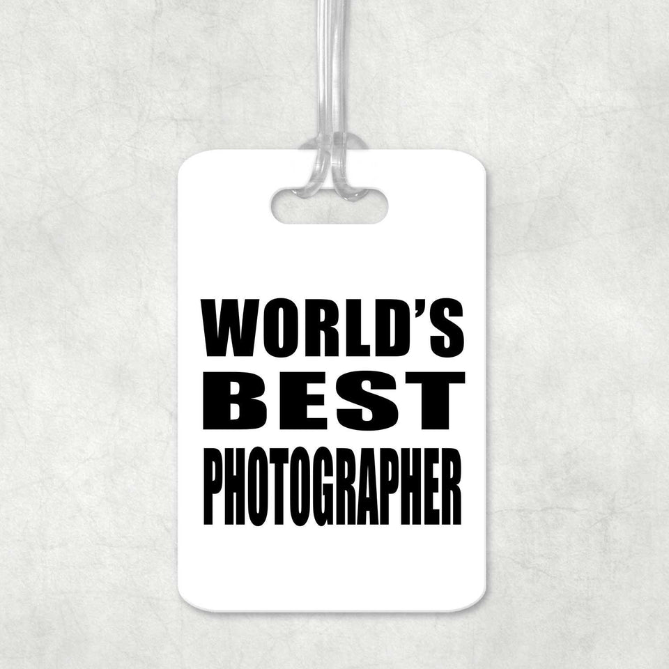 World's Best Photographer - Luggage Bag Tag
