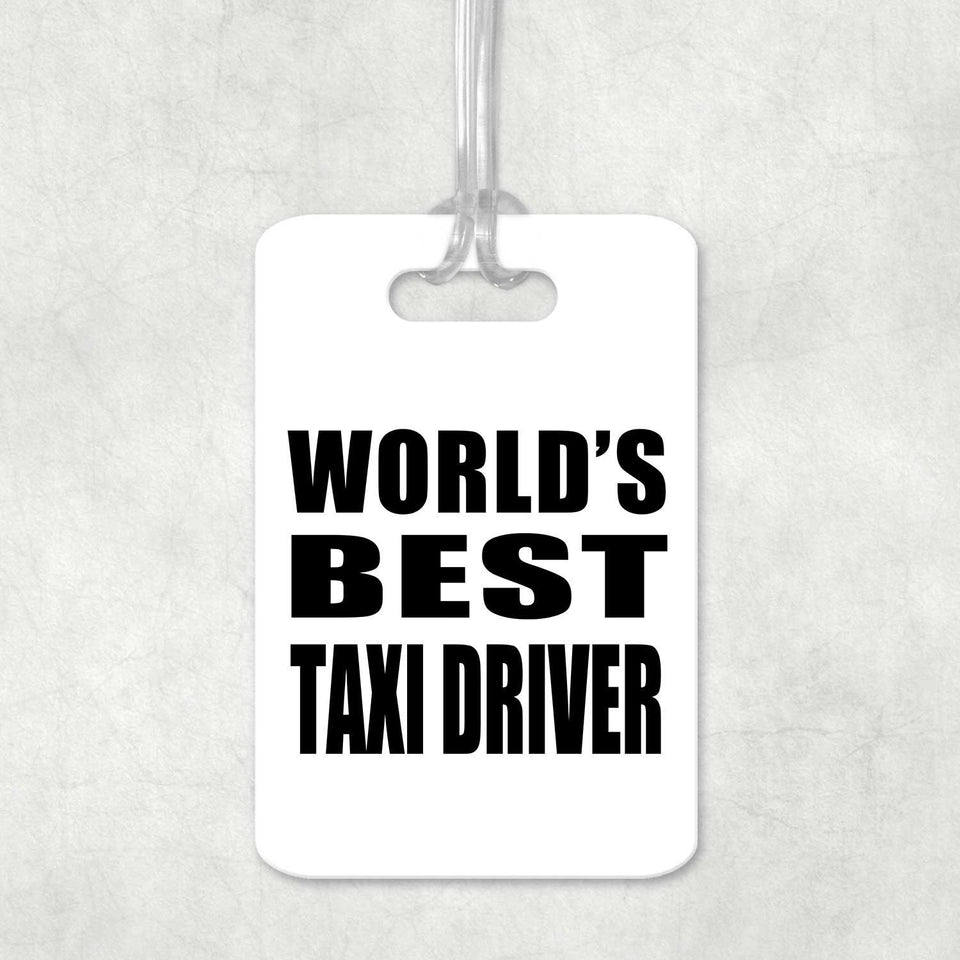 World's Best Taxi Driver - Luggage Bag Tag