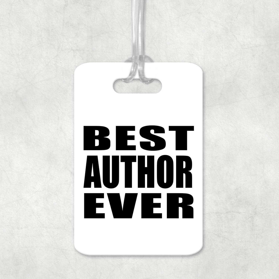 Best Author Ever - Luggage Bag Tag