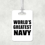 World's Greatest Navy - Luggage Bag Tag