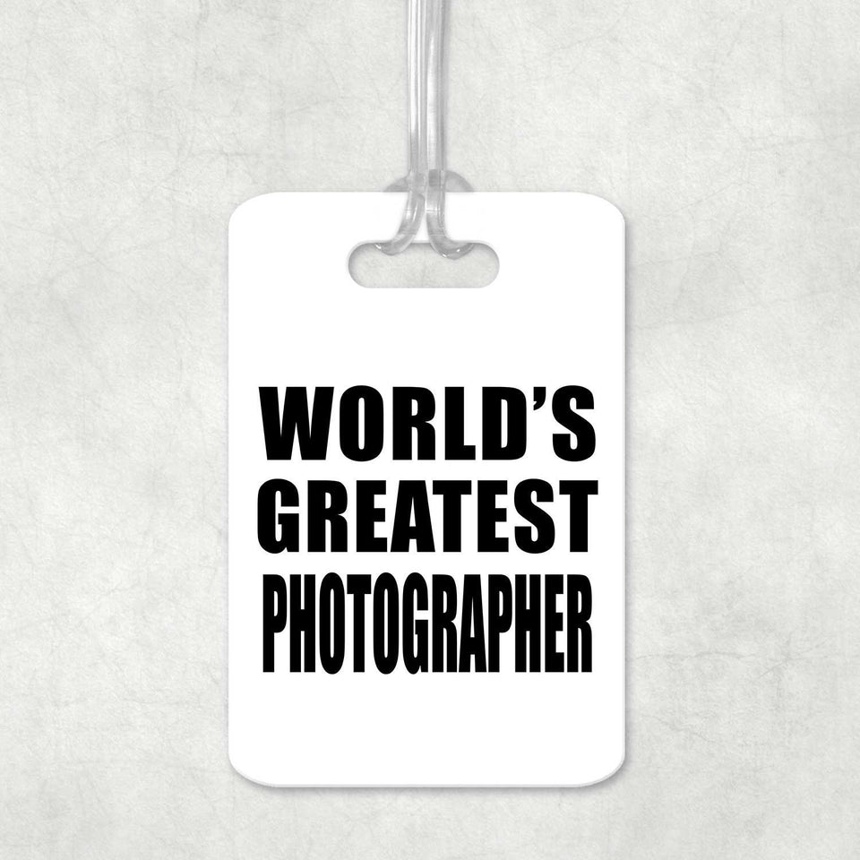 World's Greatest Photographer - Luggage Bag Tag