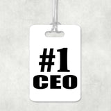Number One #1 CEO - Luggage Bag Tag