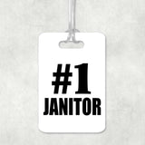 Number One #1 Janitor - Luggage Bag Tag