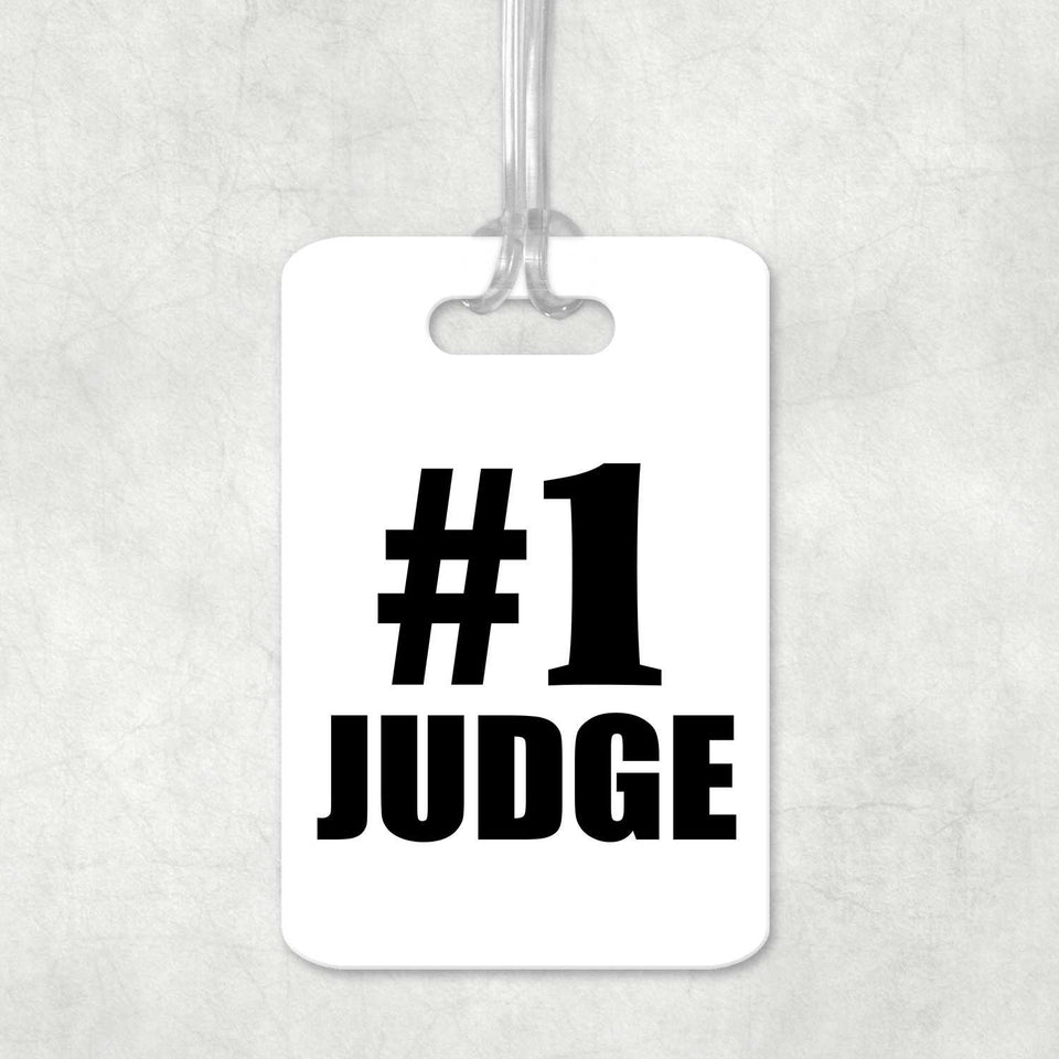 Number One #1 Judge - Luggage Bag Tag