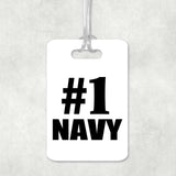 Number One #1 Navy - Luggage Bag Tag