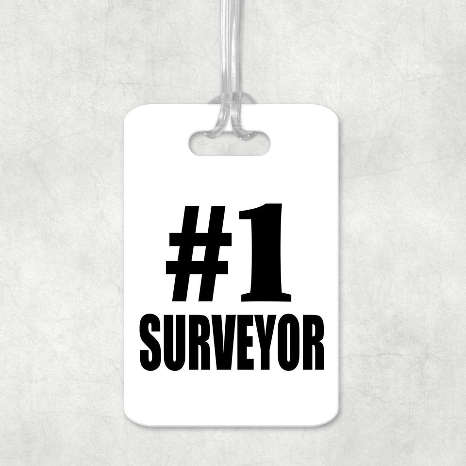 Number One #1 Surveyor - Luggage Bag Tag