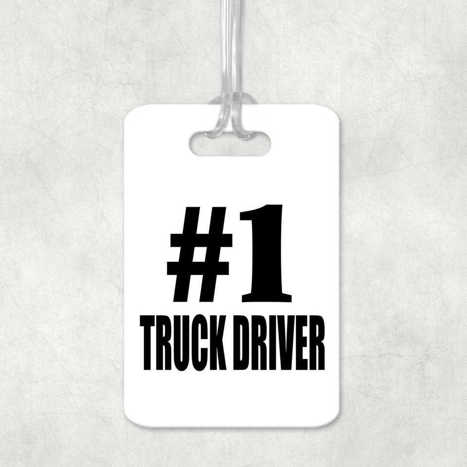 Number One #1 Truck Driver - Luggage Bag Tag
