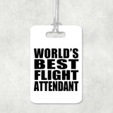 World's Best Flight Attendant - Luggage Bag Tag