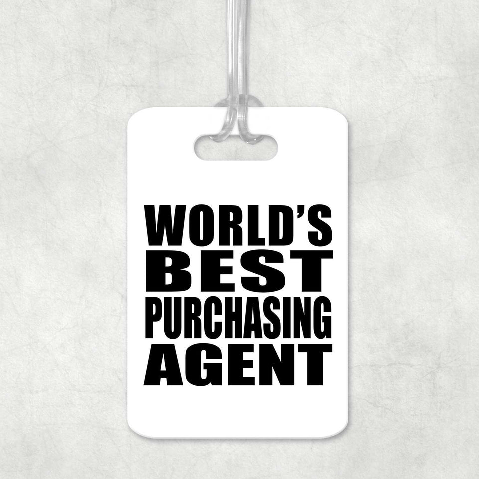 World's Best Purchasing Agent - Luggage Bag Tag