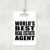 World's Best Real Estate Agent - Luggage Bag Tag
