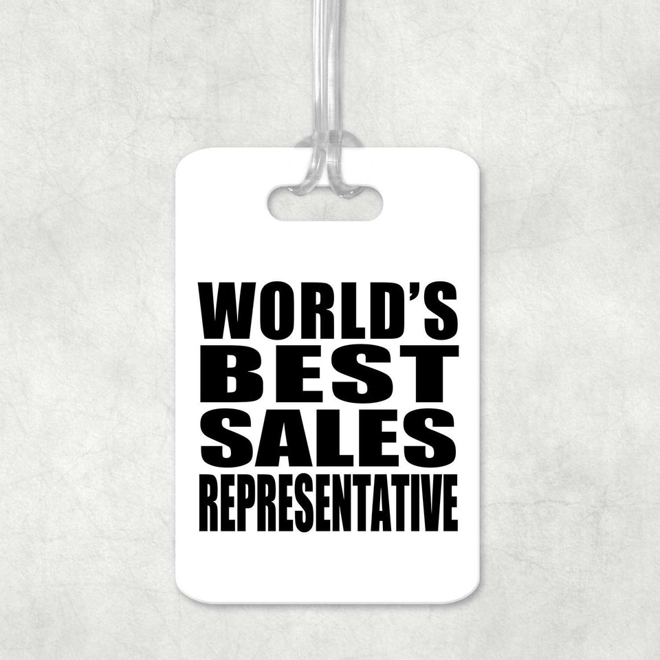 World's Best Sales Representative - Luggage Bag Tag