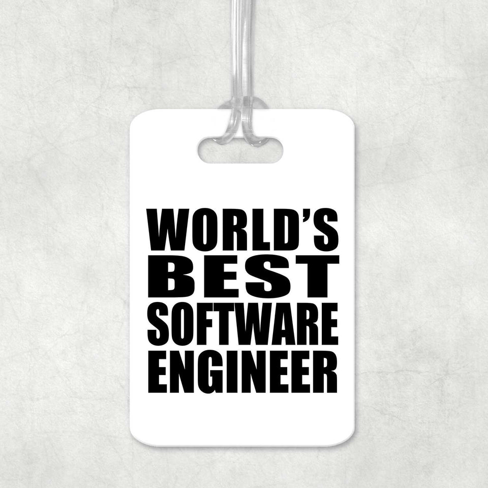 World's Best Software Engineer - Luggage Bag Tag