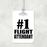 Number One #1 Flight Attendant - Luggage Bag Tag