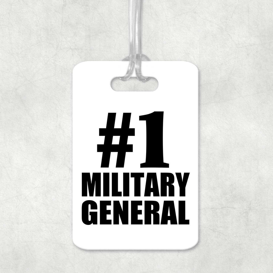Number One #1 Military General - Luggage Bag Tag