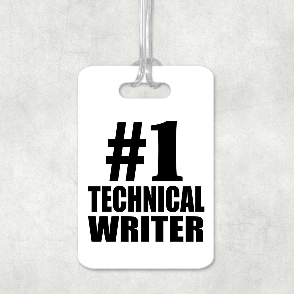 Number One #1 Technical Writer - Luggage Bag Tag
