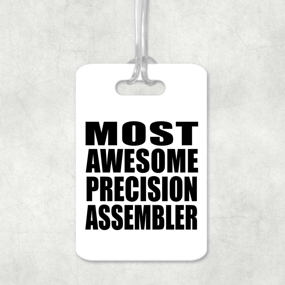 Most Awesome Precision Assembler - Luggage Bag Tag