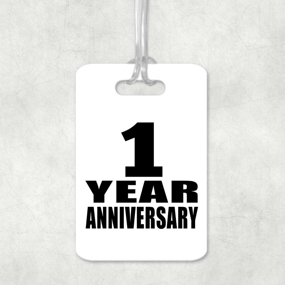 1st Anniversary 1 Year Anniversary - Luggage Bag Tag