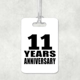 11th Anniversary 11 Years Anniversary - Luggage Bag Tag