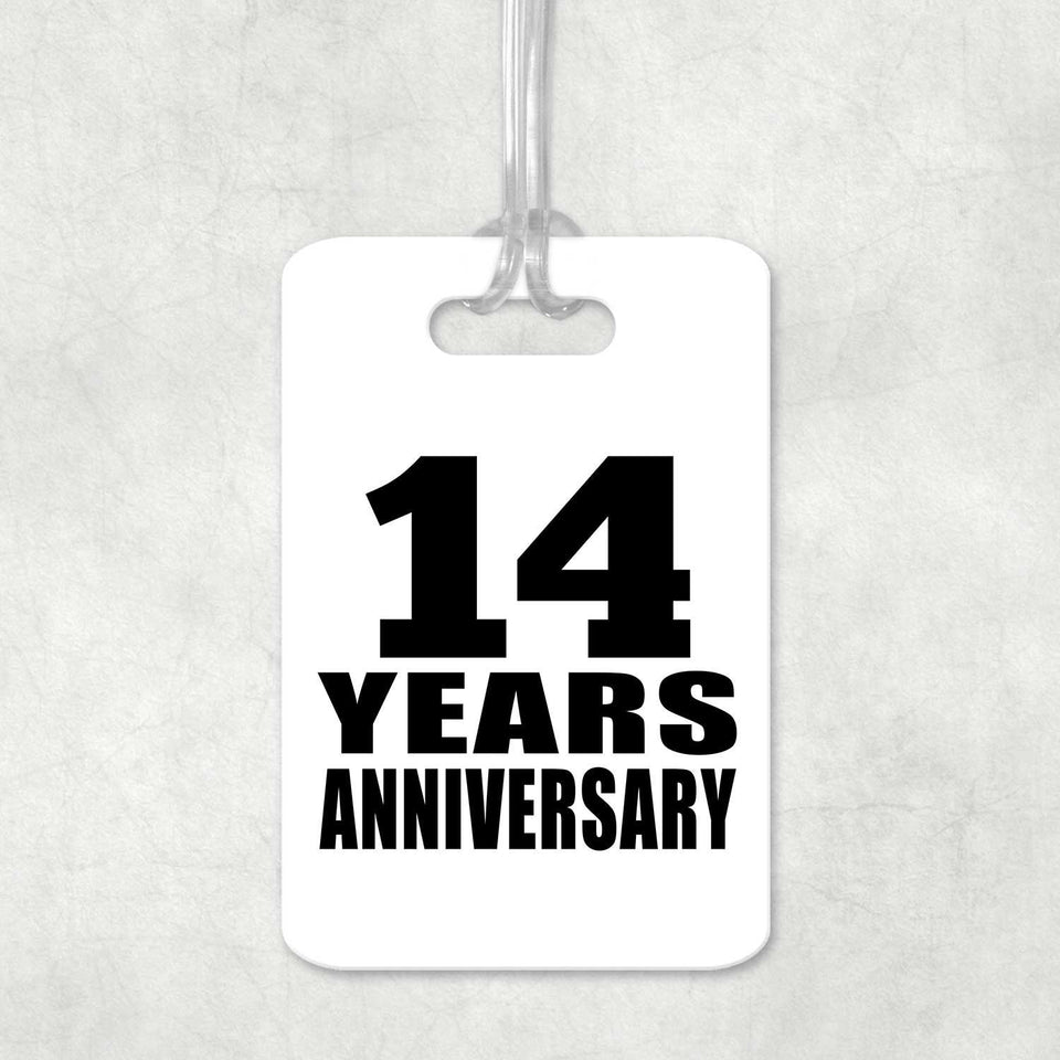 14th Anniversary 14 Years Anniversary - Luggage Bag Tag