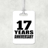 17th Anniversary 17 Years Anniversary - Luggage Bag Tag