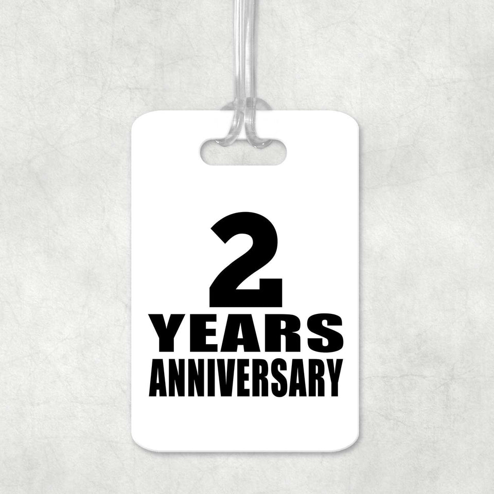 2nd Anniversary 2 Years Anniversary - Luggage Bag Tag