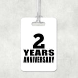 2nd Anniversary 2 Years Anniversary - Luggage Bag Tag