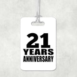 21st Anniversary 21 Years Anniversary - Luggage Bag Tag