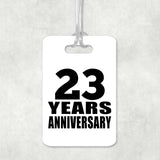 23rd Anniversary 23 Years Anniversary - Luggage Bag Tag
