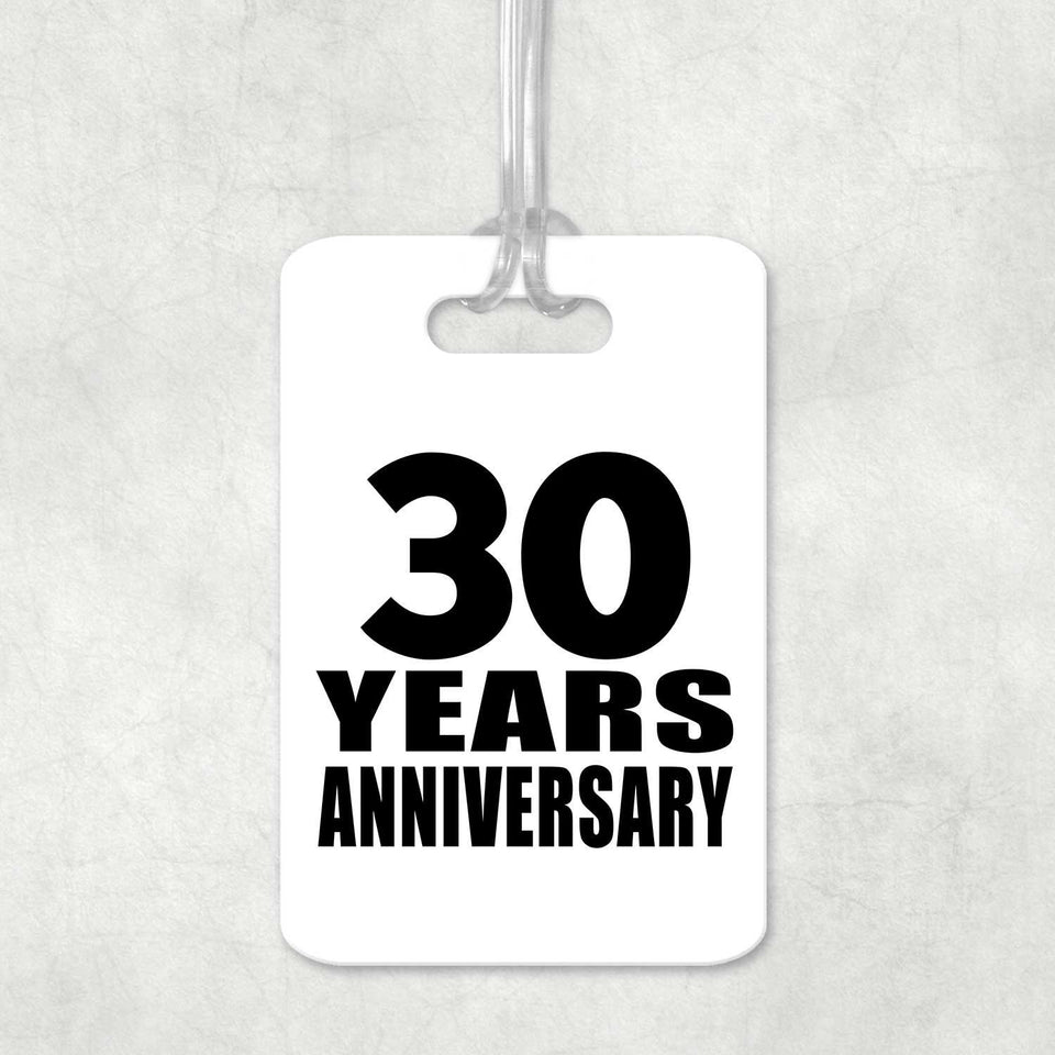 30th Anniversary 30 Years Anniversary - Luggage Bag Tag