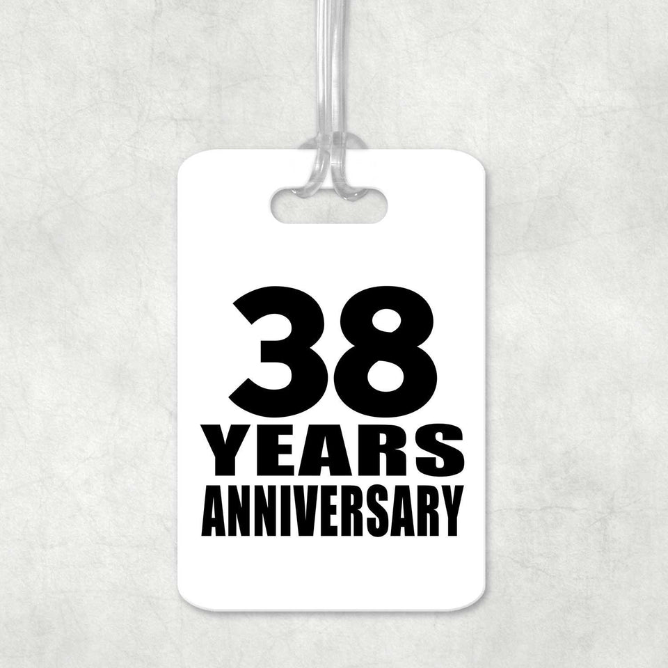 38th Anniversary 38 Years Anniversary - Luggage Bag Tag