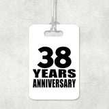 38th Anniversary 38 Years Anniversary - Luggage Bag Tag