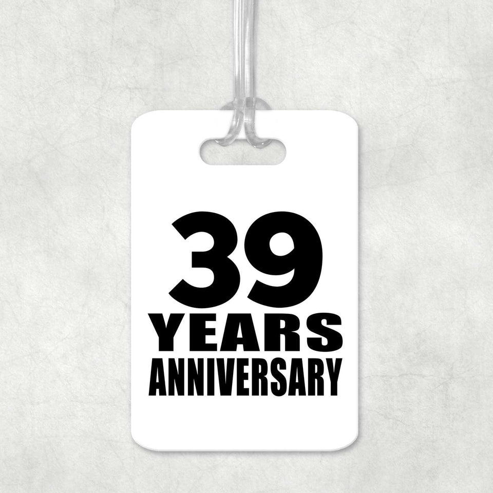 39th Anniversary 39 Years Anniversary - Luggage Bag Tag