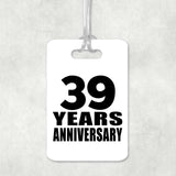 39th Anniversary 39 Years Anniversary - Luggage Bag Tag