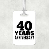 40th Anniversary 40 Years Anniversary - Luggage Bag Tag