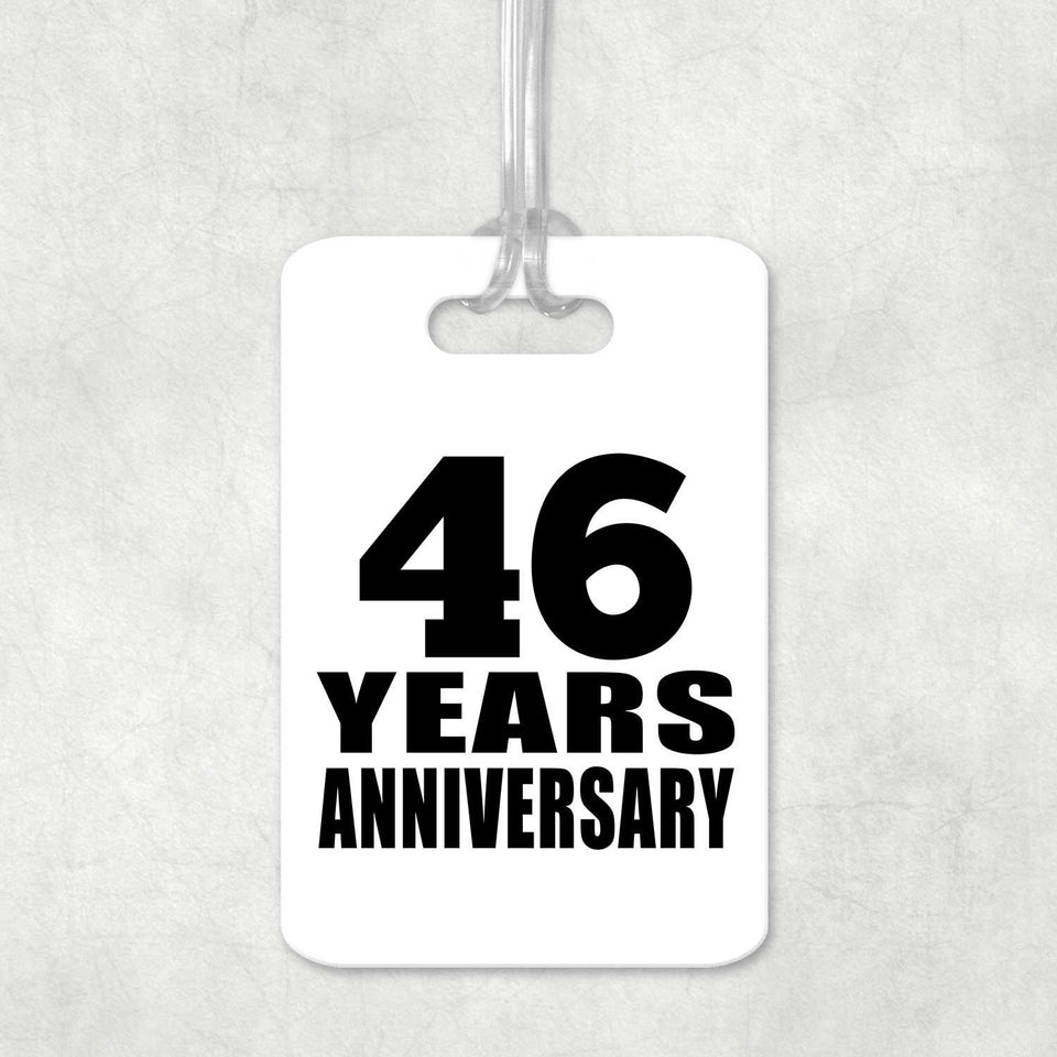 46th Anniversary 46 Years Anniversary - Luggage Bag Tag