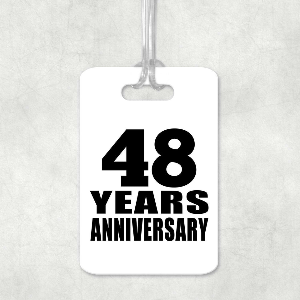 48th Anniversary 48 Years Anniversary - Luggage Bag Tag