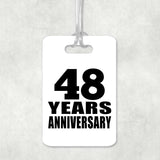 48th Anniversary 48 Years Anniversary - Luggage Bag Tag