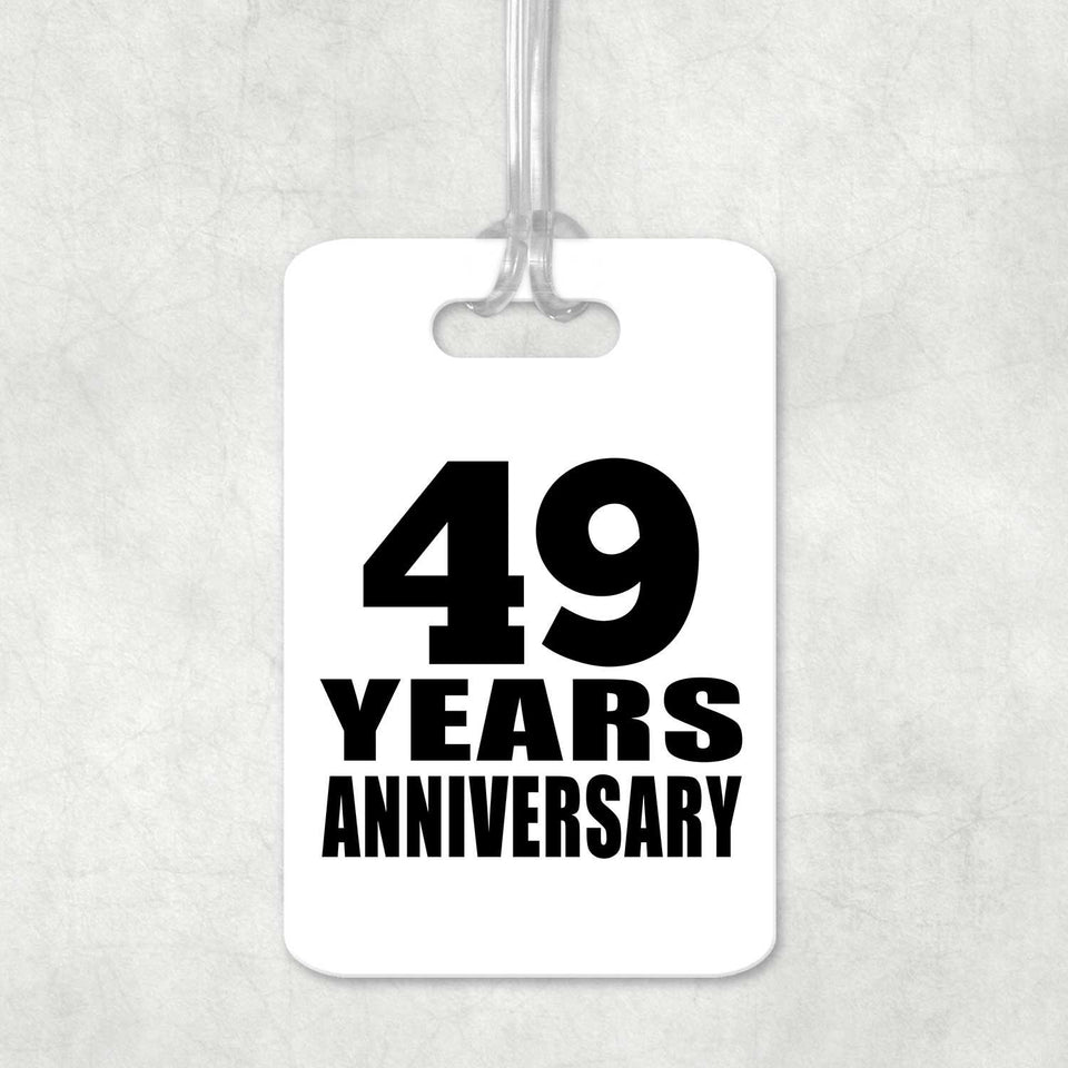 49th Anniversary 49 Years Anniversary - Luggage Bag Tag